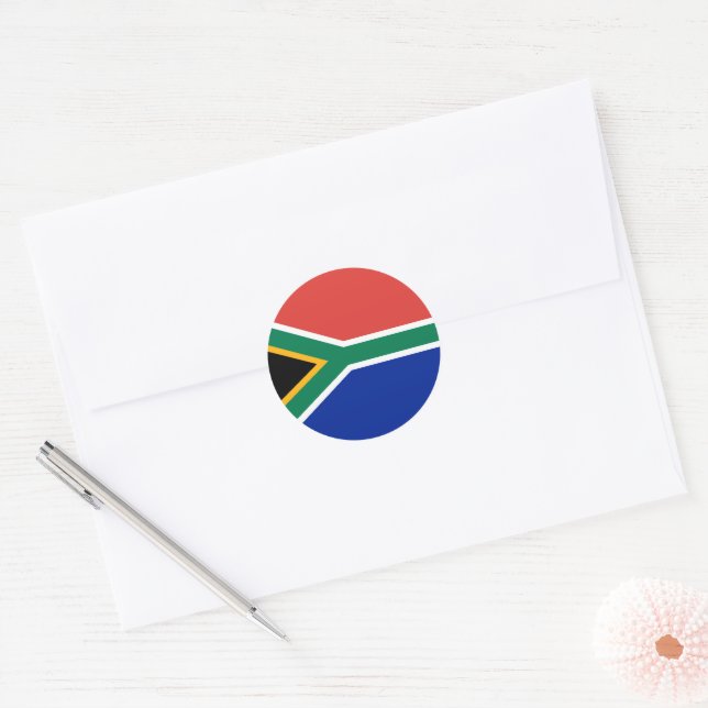 Adesivo Bandeira da África do Sul (Envelope)