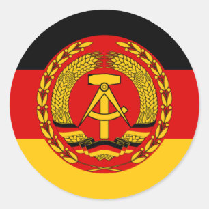Adesivo Bandeira da Alemanha Oriental - Flagge der DDR (GD