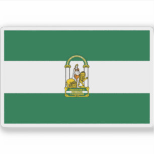 Adesivo Bandeira da Andaluzia