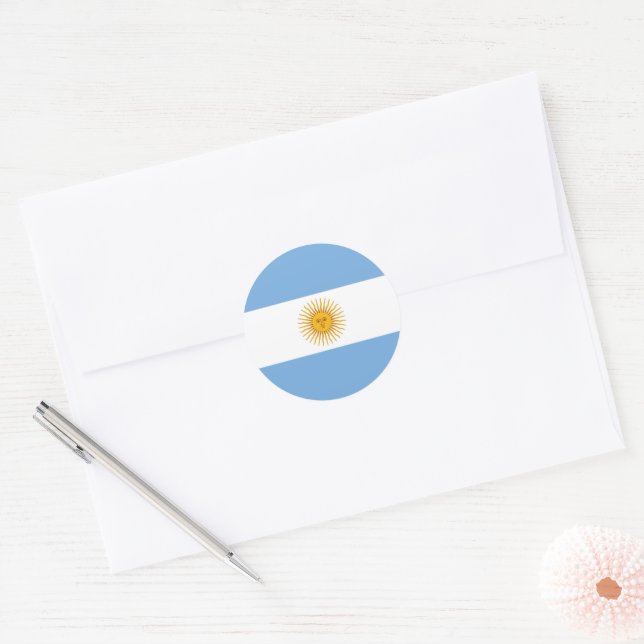 Adesivo Bandeira da Argentina (Envelope)