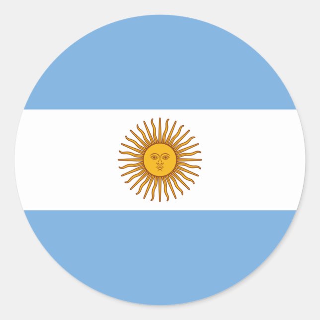 Adesivo Bandeira da Argentina (Frente)