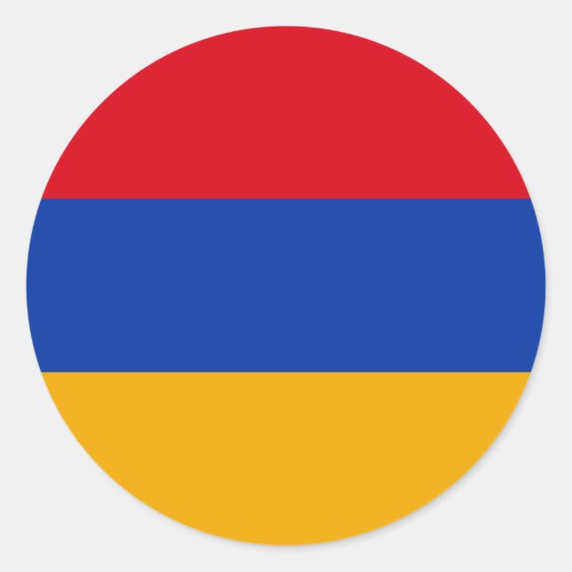 Adesivo Bandeira da Armênia (Frente)