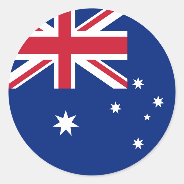 Adesivo Bandeira da Austrália (Frente)