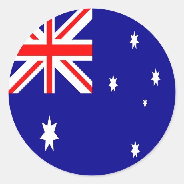 Adesivo Bandeira da Austrália (Frente)