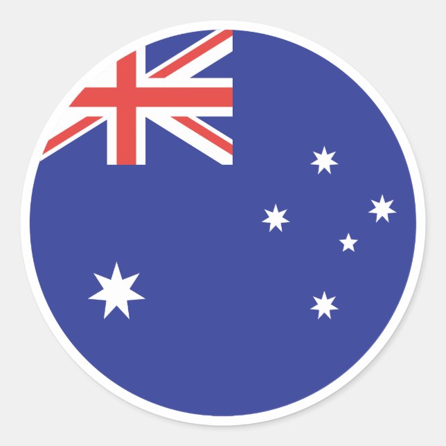 Adesivo Bandeira da Austrália (Frente)