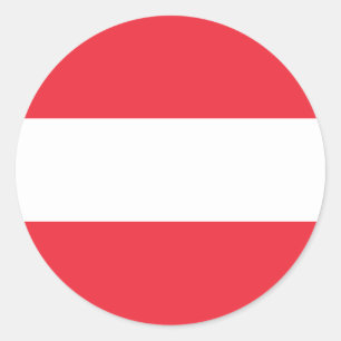 Adesivo Bandeira da Áustria