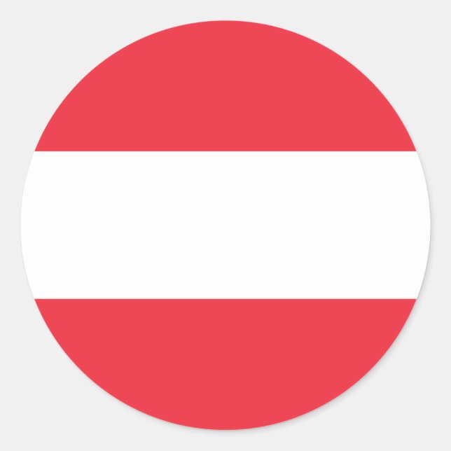 Adesivo Bandeira da Áustria (Frente)
