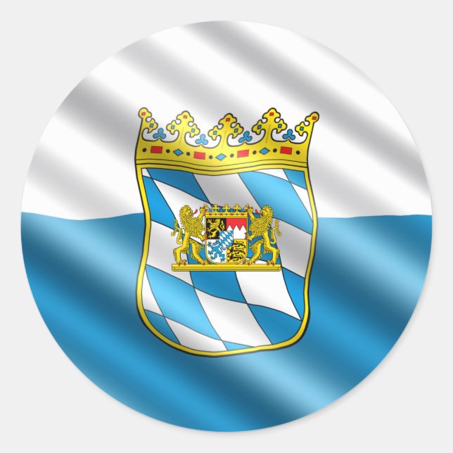 Adesivo Bandeira da Baviera (Frente)