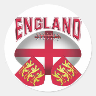 Adesivo Bandeira da bola de rugby de Inglaterra