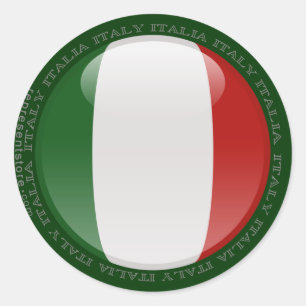 Adesivo Bandeira da bolha de Italia