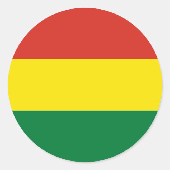 Adesivo Bandeira da Bolívia (Frente)