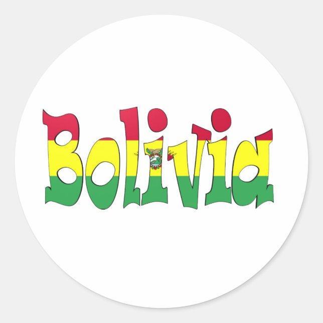 Adesivo Bandeira da Bolívia (Frente)