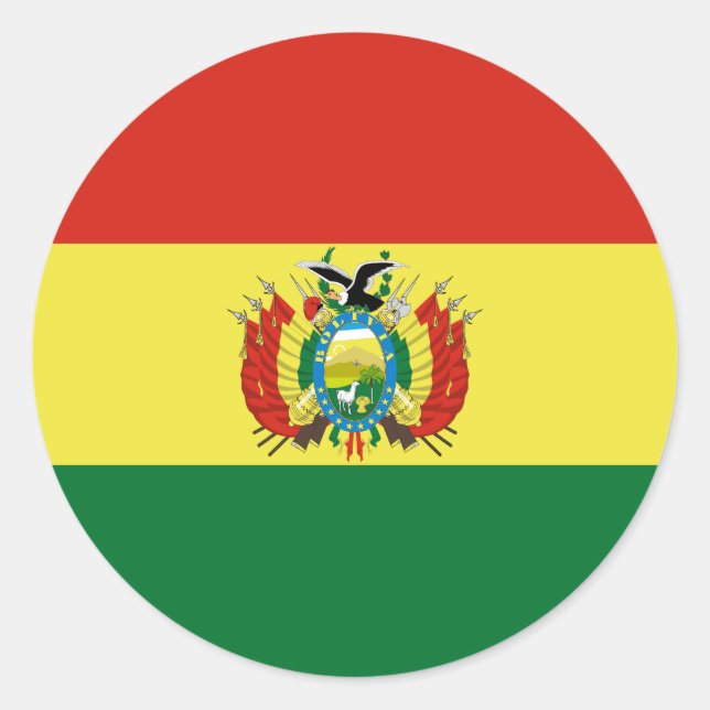 Adesivo Bandeira da Bolívia (Frente)