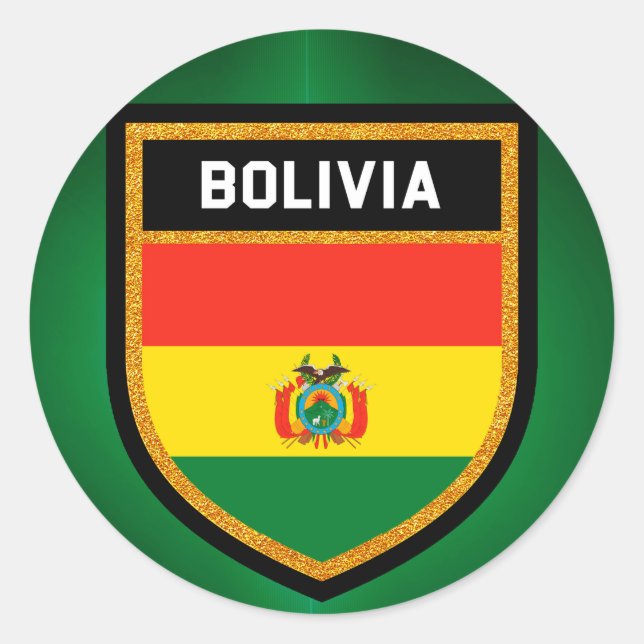 Adesivo Bandeira da Bolívia (Frente)
