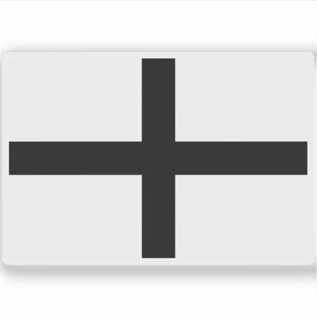 Adesivo Bandeira da Bretanha (independente até ao século X (Frente)