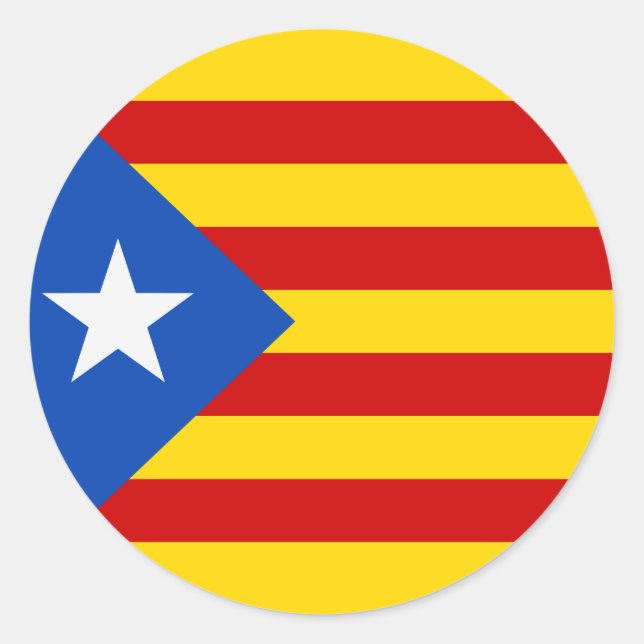 Adesivo Bandeira da Catalunha (Frente)