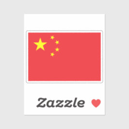Adesivo Bandeira da China