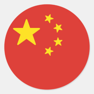 Adesivo Bandeira da China