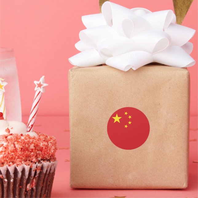 Adesivo Bandeira da China (Festa)
