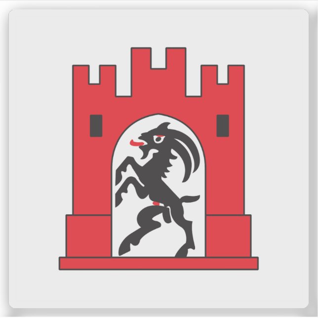 Adesivo Bandeira da Chur, Suiça (Frente)