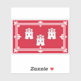 Adesivo Bandeira da cidade de Aberdeen