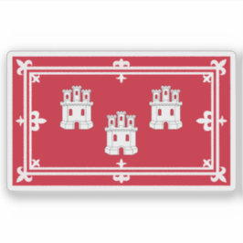 Adesivo Bandeira da cidade de Aberdeen, Escócia