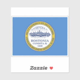 Adesivo Bandeira da cidade de Boston