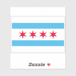 Adesivo Bandeira da cidade de Chicago