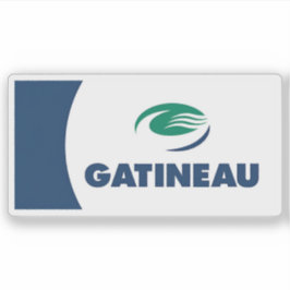 Adesivo Bandeira da cidade de Gatineau, Quebec, Canadá