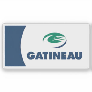 Adesivo Bandeira da cidade de Gatineau, Quebec, Canadá