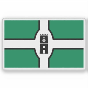 Adesivo Bandeira da cidade de Newton Abbot, Inglaterra