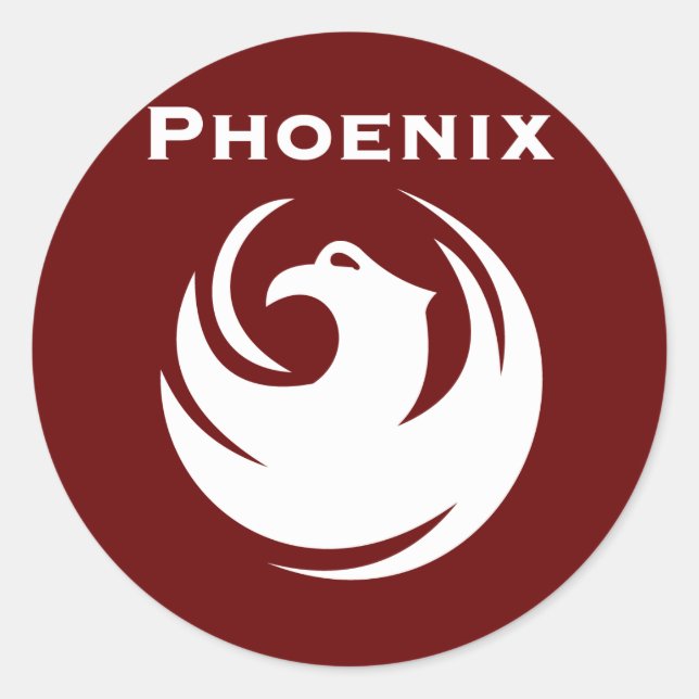 Adesivo bandeira da cidade de Phoenix (Frente)