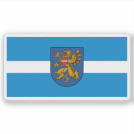 Adesivo Bandeira da cidade de Rēzekne, Letônia