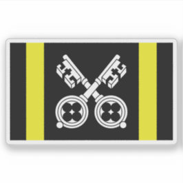 Adesivo Bandeira da cidade de St Asaph, País de Gales