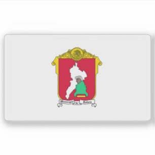 Adesivo Bandeira da cidade de Toluca de Lerdo, México