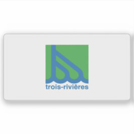 Adesivo Bandeira da cidade de Trois-Rivières, Quebec, Cana