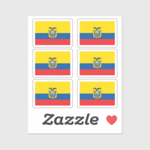 Adesivo Bandeira da Coleção do Equador de 6