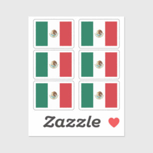 Adesivo Bandeira da Coleção do México: 6