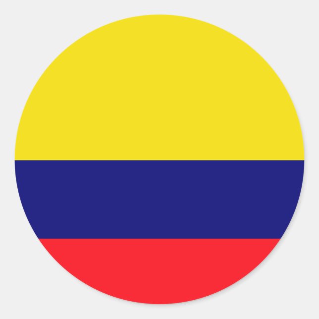 Adesivo bandeira da Colômbia (Frente)