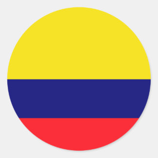 Adesivo bandeira da Colômbia