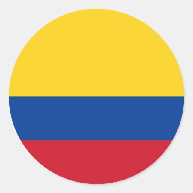 Adesivo Bandeira da Colômbia (Frente)