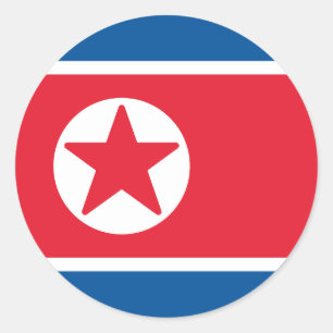 Adesivo Bandeira da Coreia do Norte