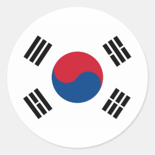 Adesivo Bandeira da Coreia do Sul