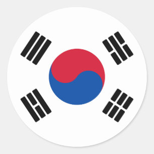 Adesivo Bandeira da Coreia do Sul