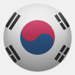 Adesivo Bandeira da Coreia do Sul