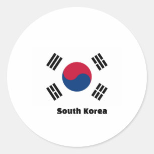 Adesivo Bandeira da Coreia do Sul