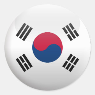 Adesivo Bandeira da Coreia do Sul