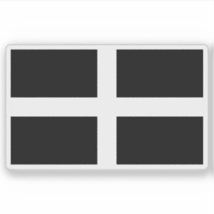 Adesivo Bandeira da Cornualha e do povo da Cornualha, Ingl