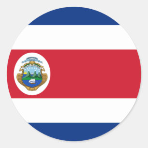 Adesivo Bandeira da Costa Rica