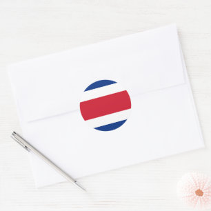 Adesivo bandeira da Costa Rica